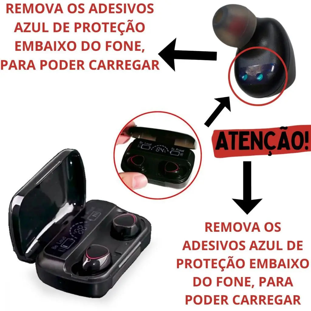 Fone De Ouvido bluetooth Sem Fio